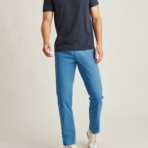 34x32 Like New Bonobos Tech Chino Stretch, Steel Blue Tailored fit